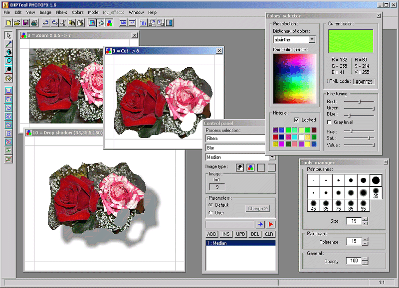 DIPTool PHOTOFX Screenshot